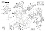 Bosch 3 601 D45 261 GSR 6-60 TE Drill Screwdriver Spare Parts